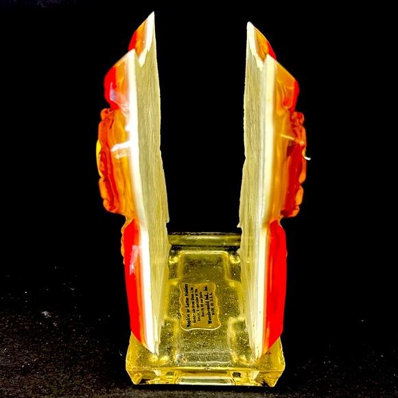 Retro 60’s “WONDERMOLD” lucite /resin owl shaped napkin/ letter holder - Picture 8 of 8